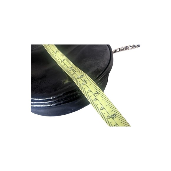 Hobo Deb Round  Bag Crossbody Black Patent Leather - Picture 11 of 15